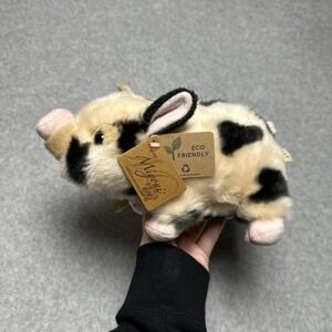 Aurora Miyoni Tots 11" Pot‎ Bellied Spotted Pig Stuffed Animal NEW NWT
